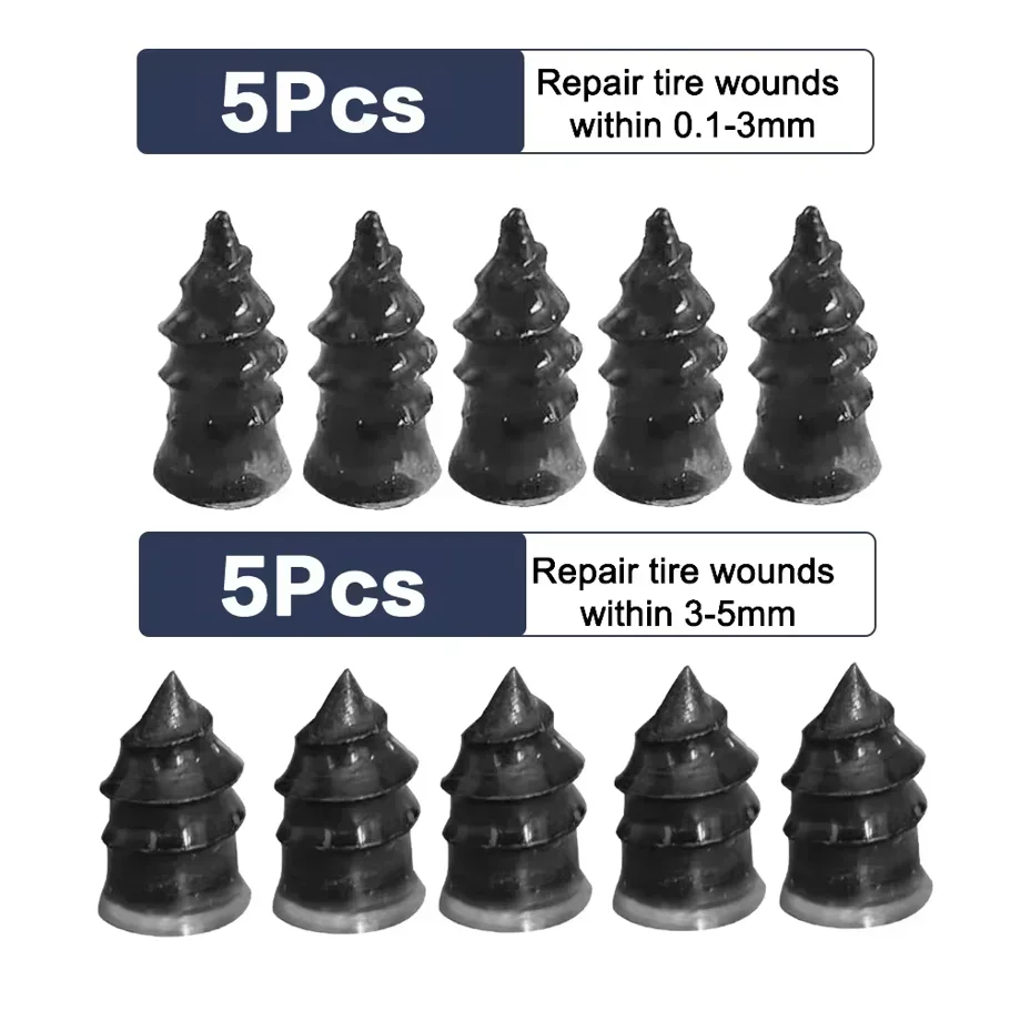 فراغ الإطارات إصلاح مسمار الإطارات ثقب مسامير دراجة نارية المناسب لايحتاج عجلة إصلاح الثقب عدة بقع للسيارة 10-30 قطعة #6