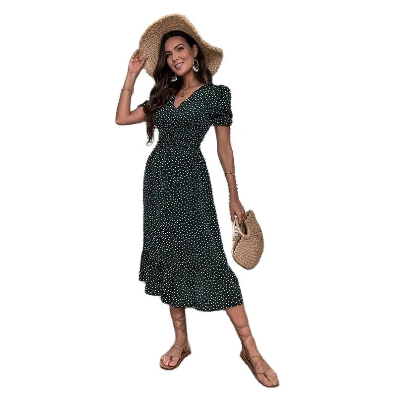 

Black Dresses For Wowen Korean Fashion Woman Clothes Vintage Elegant Robe Bandage Vestidos Floral Print Lantern Sleeve Dresses