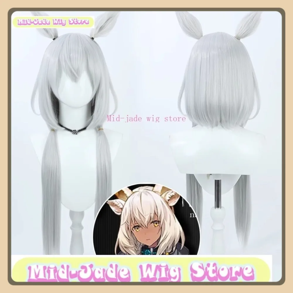 Mid-Jade Perücke Store Arknights Beeswax Cosplay Perücke Anime Spiel Rollenspiel Halloween Party Synthetische Perücke