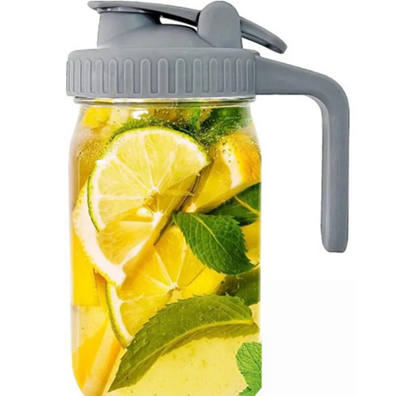 

Practical-2Pack 32Oz Glass Pitcher With Lid-Creamer Container For Sun Tea, Juice, Cold Brew Coffee, Breastmilk Storage Container