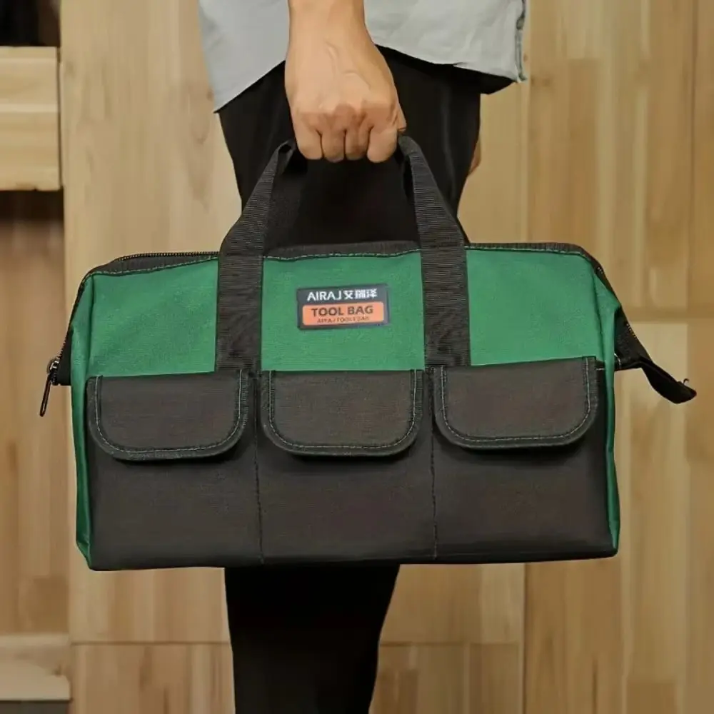 

Wear-Resistant Thickened Tool Bag Anti Slip Oxford Cloth Hand-held Tool Bag Large Capacity Waterproof Storage Bag Electrician