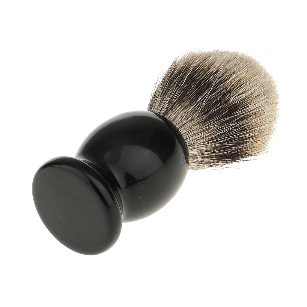 Herramienta de cuidado facial del cepillo de jabón del cepillo de afeitar del pelo del salón de barbería