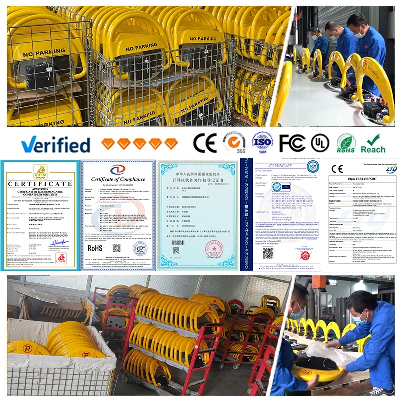 Remote Control Parking Lock Vehicle Occupancy Device No Parking Barrier Car Park Stopper For Parking Lots