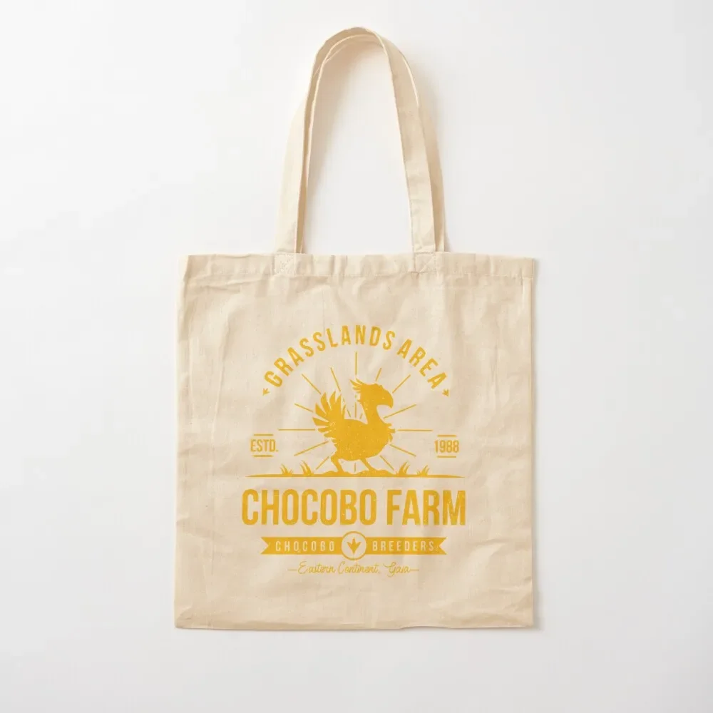 Chocobo Farm Tote Bag Women's tote canvas canvas shopping Women's shopping Canvas