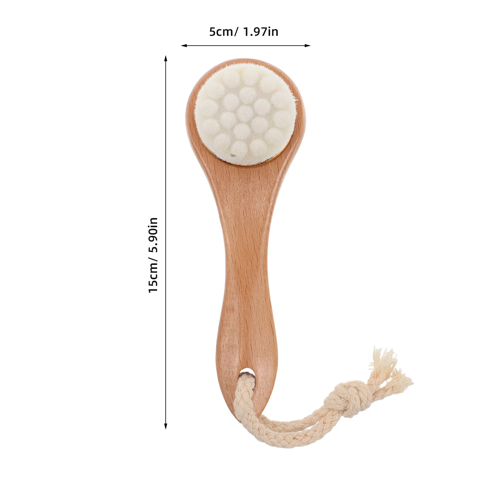 ナノ洗顔ブラシ ソフトフェイススクラバー ディープクリーン角質除去ブラシ スキンケア用 ポータブルハンドル洗顔ツール