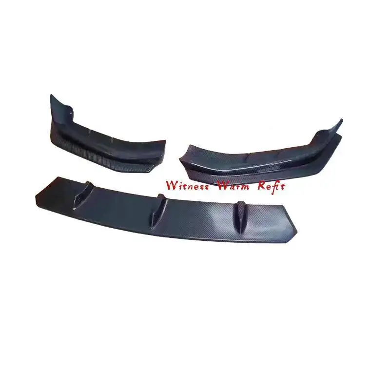 Carbon Fiber / Frp Unpainted Front Bumper Lip Spoiler Splitters for Bmw 5 Series G30 G31 m Sport 2016 - 2019