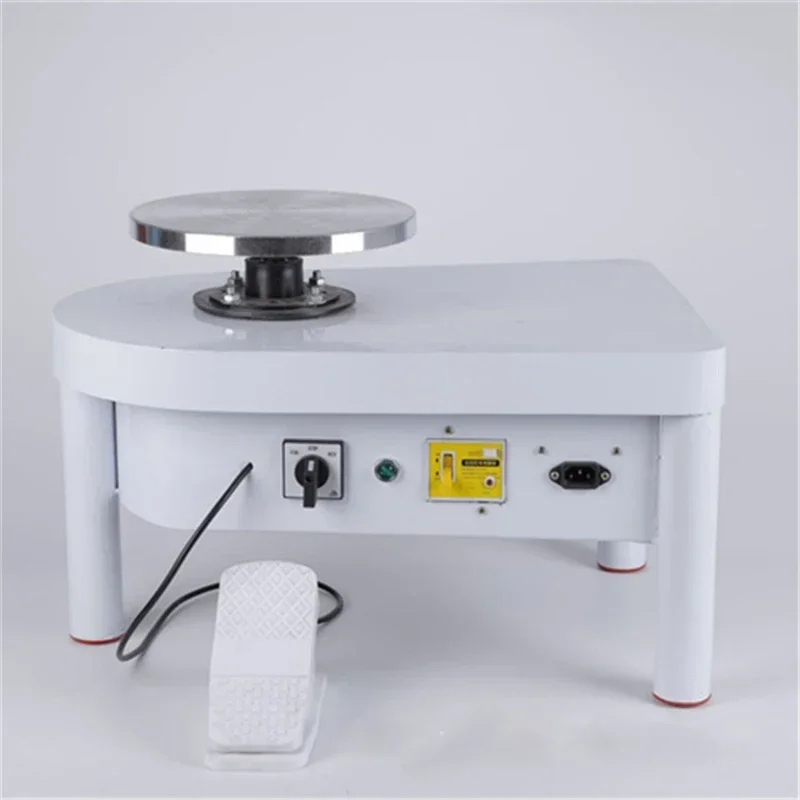 for25cm 350W Electric Pottery Wheel Shapes Ceramic Machine Household Children Ceramic Drawing Machine With Tray Foot Pedal