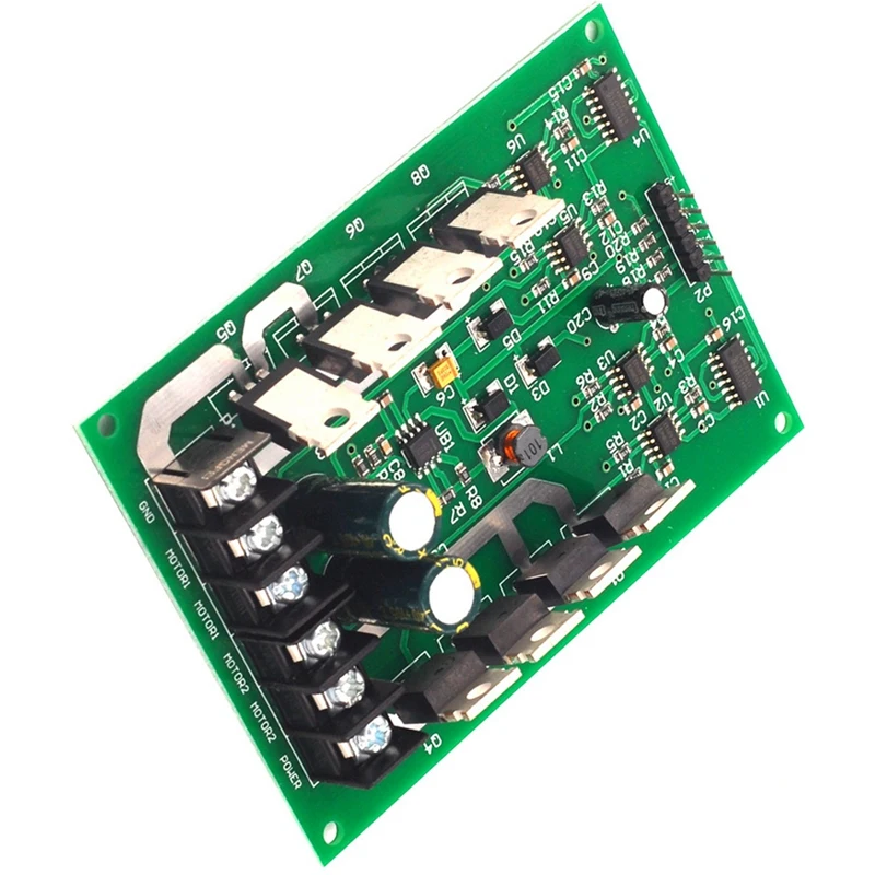 デュアルHブリッジDCモータードライバーモジュール、ロボットカー用モータードライブコントローラーボード、3v-36v、15aと互換性があります