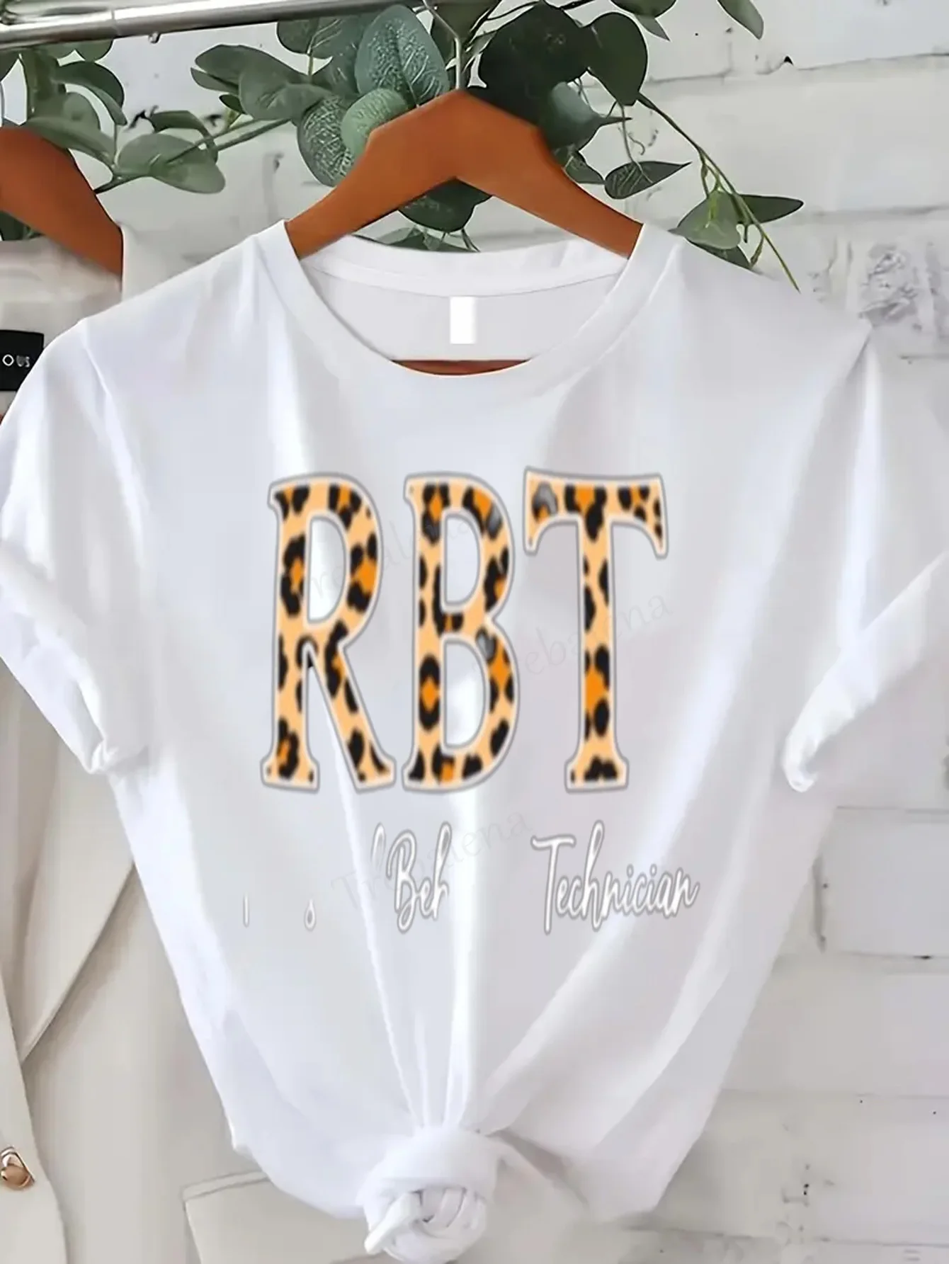 

Women T-shirt Leopard Print RBT Tee - Sexy Women's Casual Top