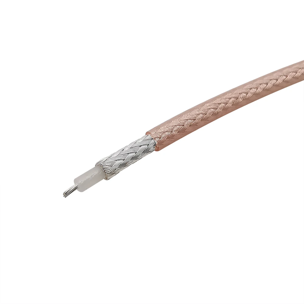 RG316 RG-316 Cable Wire Antenna Low Loss Pigtail Jumper 50 Ohm RF Coax Cable for Crimp Soldering Connector 3m 5m 10m