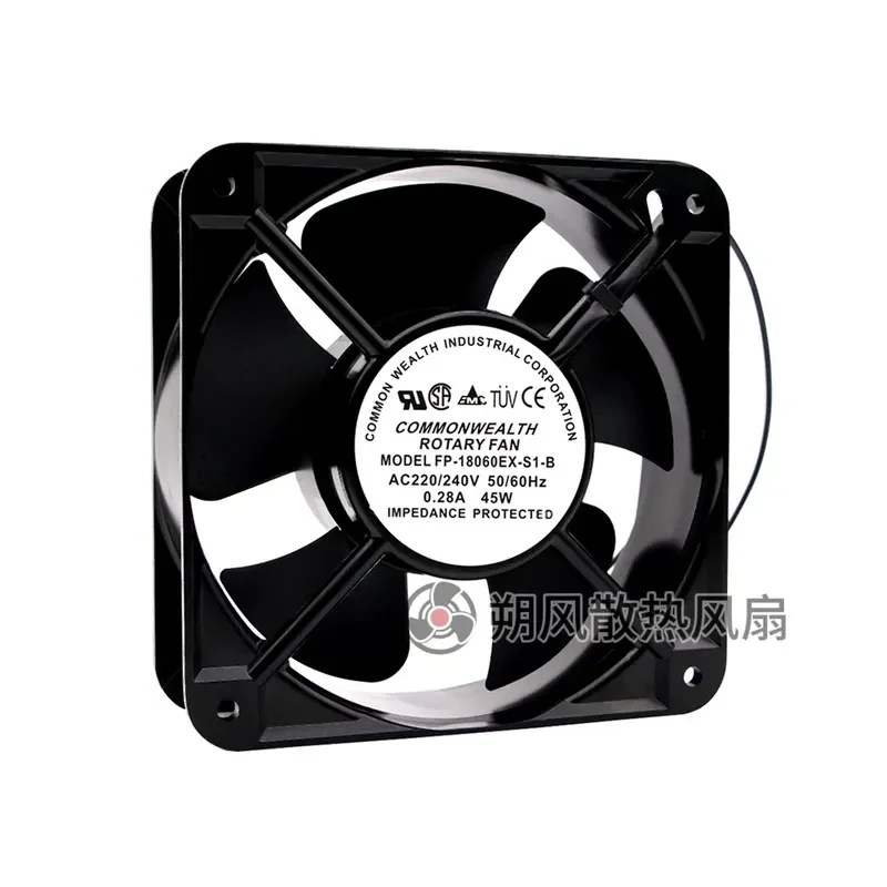 for Sanxie FP-18060EX-S1-B 18060 18CM 220V 0.28A Cooling Fan