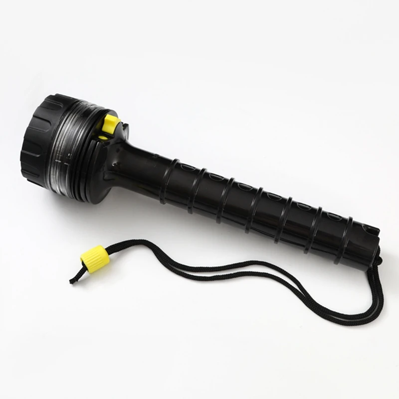 Mergulho profundo luz profissional poderosa lanterna subaquática à prova dwaterproof água led diver luz