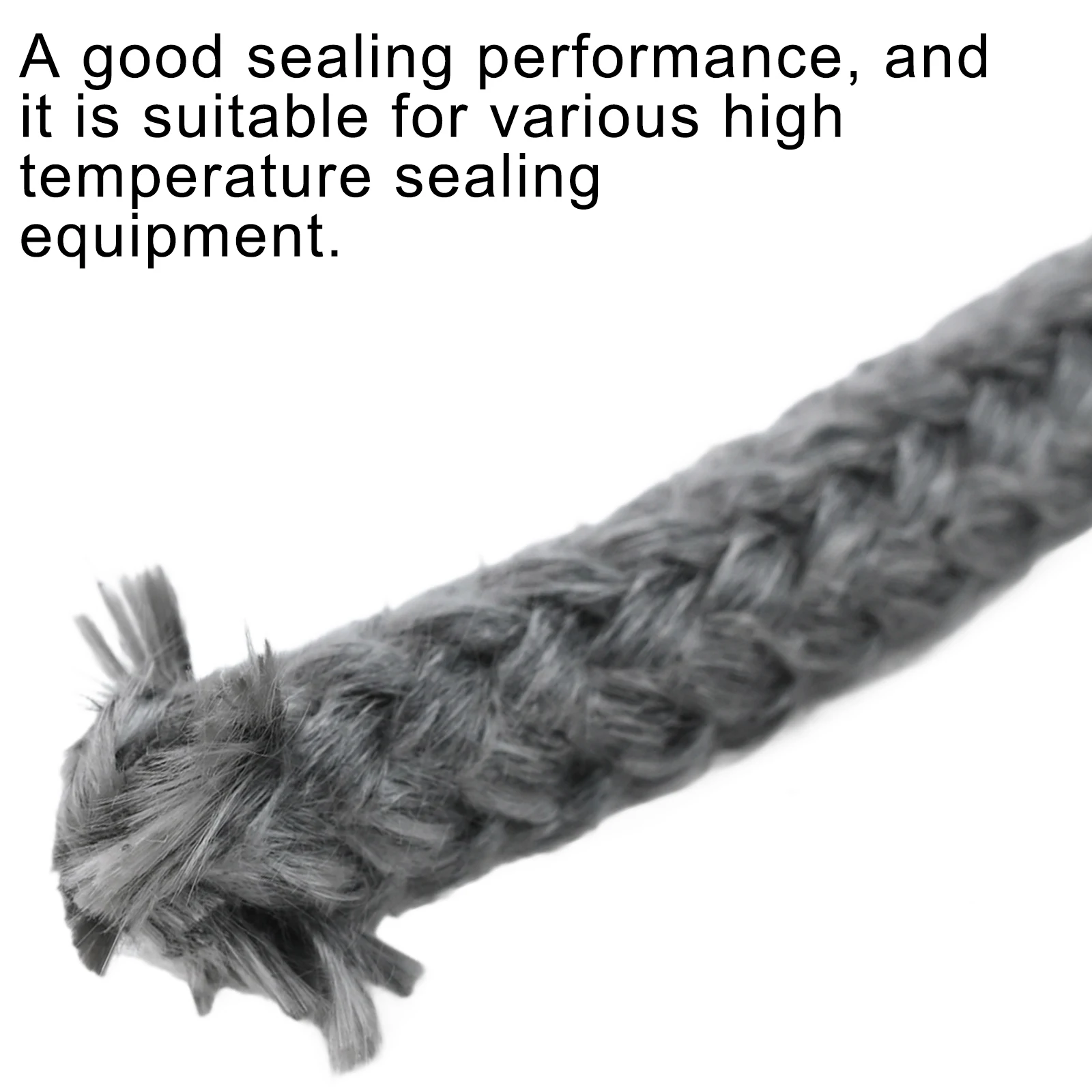 Fireplaces Chimneys Industrial Oven And Wood Burning Stove Doors Seal Fiberglass Rope 10mm X 4m Fiberglass Sealing Performance