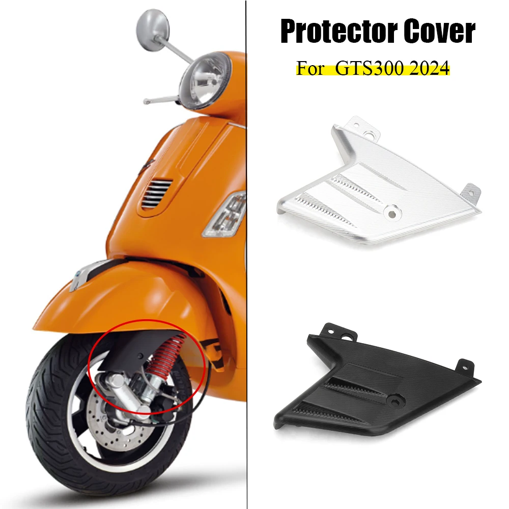 

For Vespa GTS300 gts300 GTS 300 2023 2024 New Motorcycle Scooter Front Fork Shock Absorber Guard Wheel Rocker Protector Cover