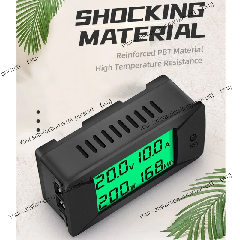 

Suitable for DC 0-300V 0-300A liquid crystal display digital current power energy meter