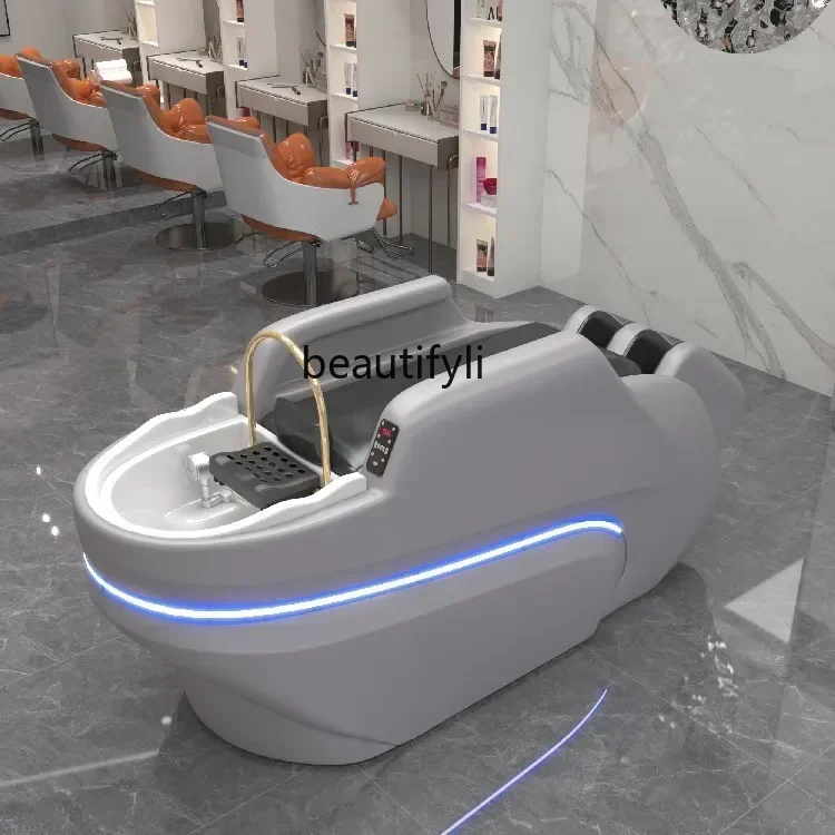 

A17 Electric massage shampoo bed Automatic smart hair salon High-end smart hair treatment bed