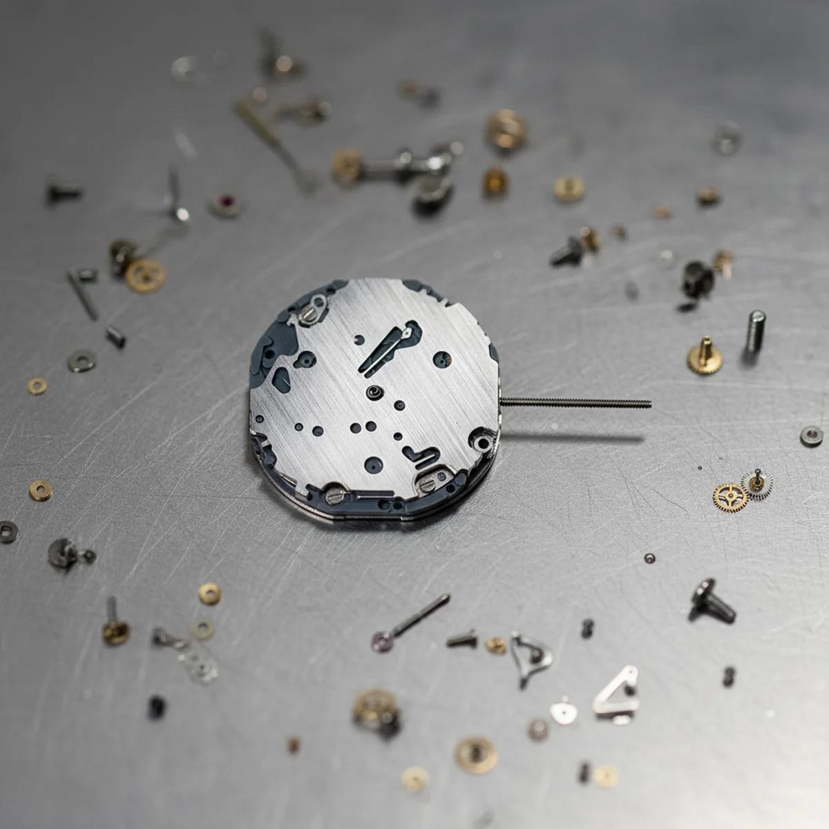 TMI VH31 Movement New Japan VH31 Movement Original SII/TMI VH31 Watch Movement 3 Hands Sweep Second image 5
