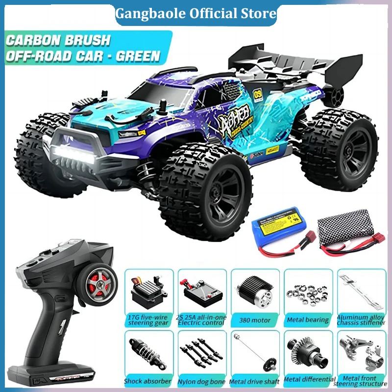 SCY 18101 1:18 40KM/H 4WD RC Car with LED Remote Control Cars High Speed Drift Monster Truck for Kids Vs Wltoys 144001 Toys