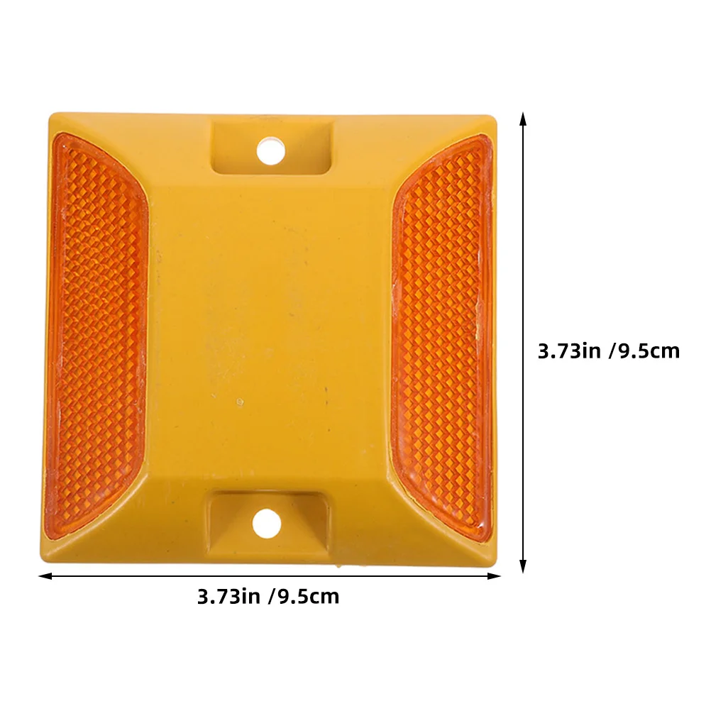 1 قطعة ترصيع البلاستيك علامات الرصيف العاكسة لسلامة الطرق السريعة عاكسات الطريق درب دائم الرؤية الليلية المرور