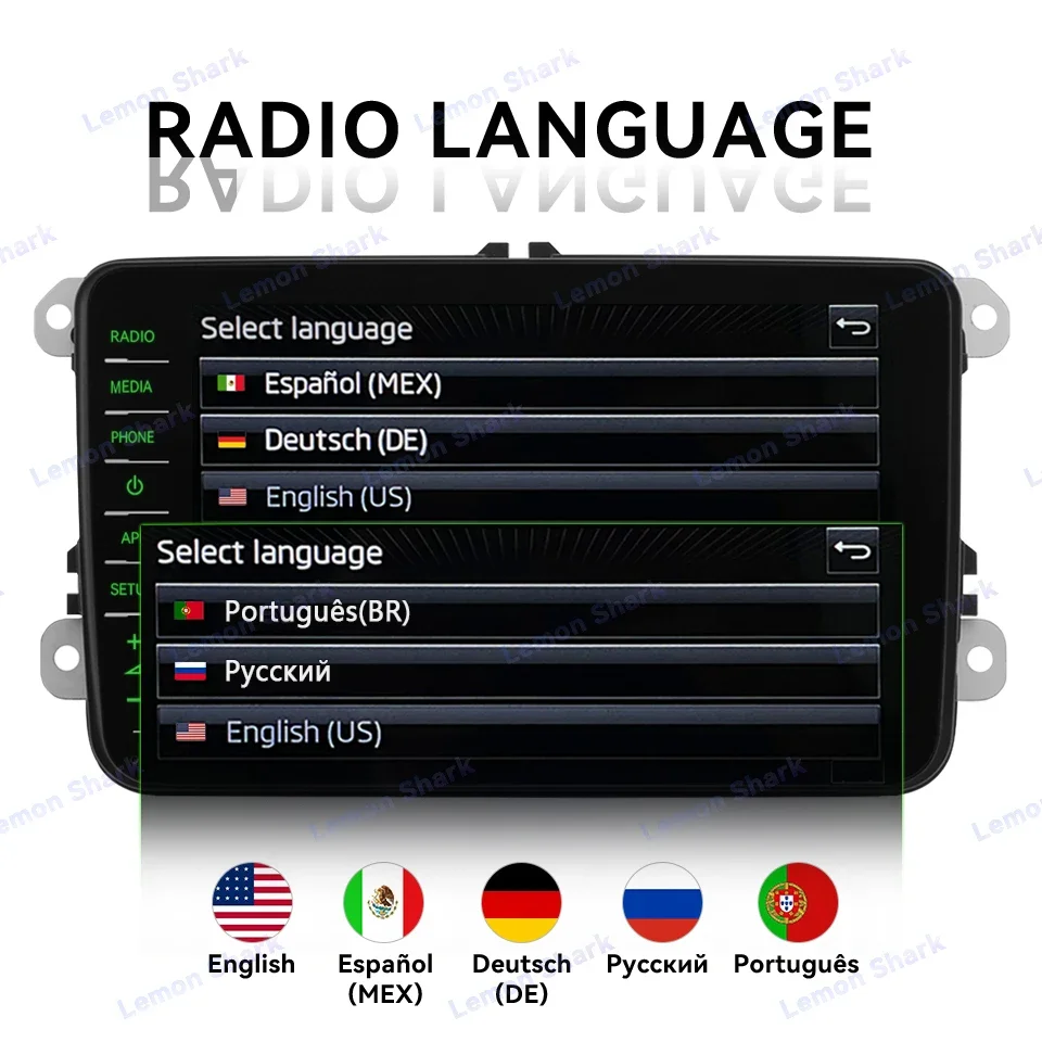 الضوء الأخضر Noname RCD880 Pro لسكودا اوكتافيا رائع اليتي Carplay راديو السيارة شاشة لمس كاملة مشغل أندرويد السيارات بلوتوث