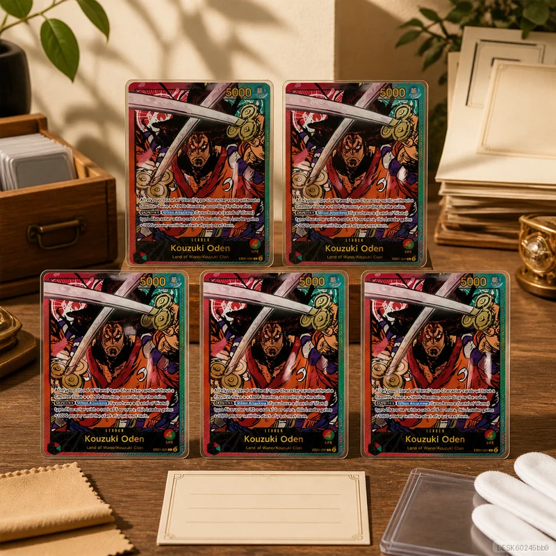 Kouzuki Oden EB01-001 en DIY OPCG Collection Cards Self Made Single Card Classic Game Anime Card Gift Toy 5PCS 10PCS Set