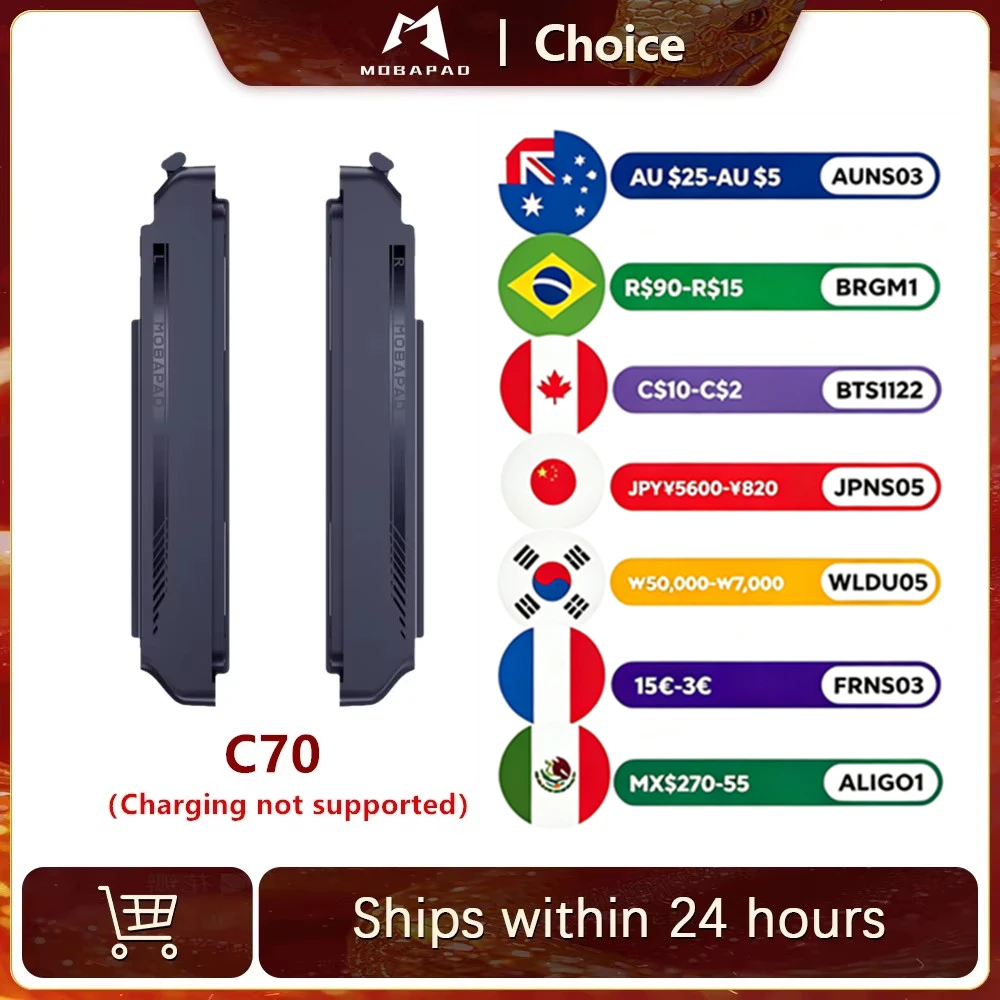 MOBAPAD C70/C70 Pro Starker Magnetischer Adapter für Nintendo Switch 1 JoyCon für M6 S/HD Gamepad S1 S/HD Controller auf Switch 2