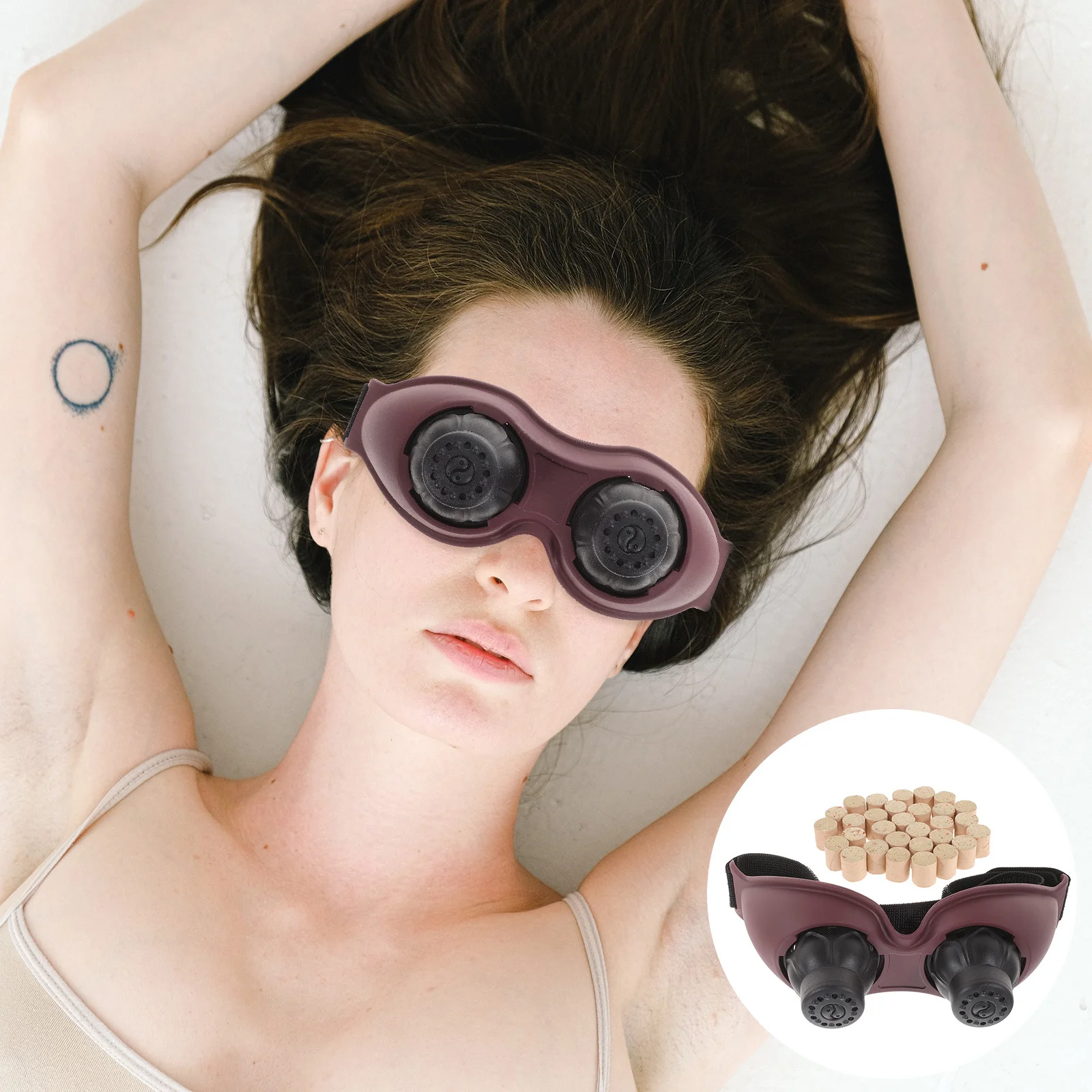 

1Set Moxibustion Eye Care Device Portable Eye Moxa Massager Gentle Calming Effect for Home and Salon Moxibustion Device