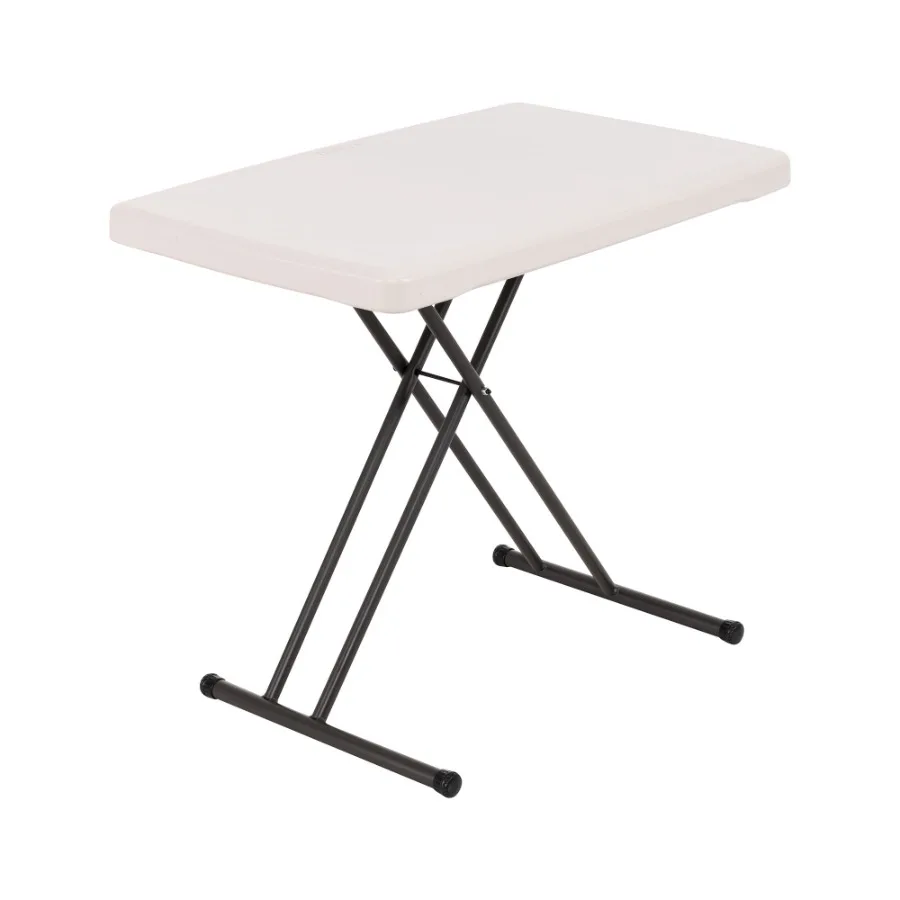 30 inch Personal Folding Table Indoor Outdoor Almond 28240