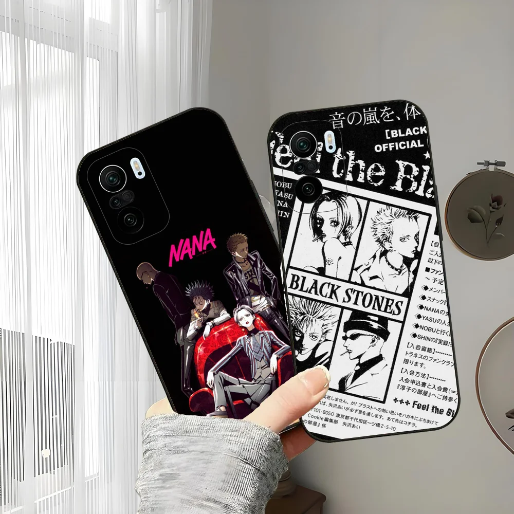 Nana Osaki Anime Phone Case For Xiaomi 11 Redmi Note 11 5G 8T 9A 9 10T Note8Pro Note9 12SUltra Black Case