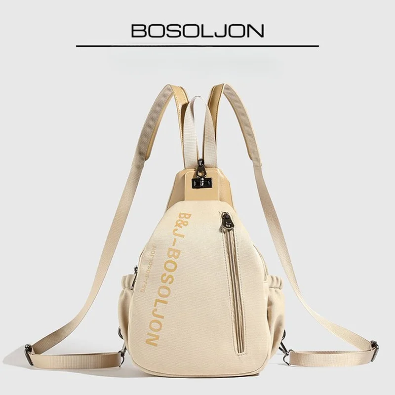 Men Women Streetwear Sling Bag Crossbody Fanny Pack With Bold Letter Print Urban Daily Commute Chest Shoulder Bag Casual Black