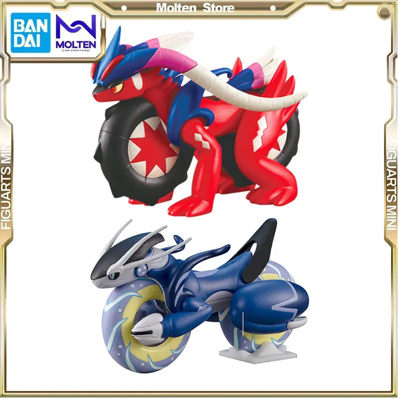 

Bandai натуральная Pokémon Gashapon Koraidon модная модная игровая кукла активный шарнир настольный орнамент фигурки модель детская игрушка