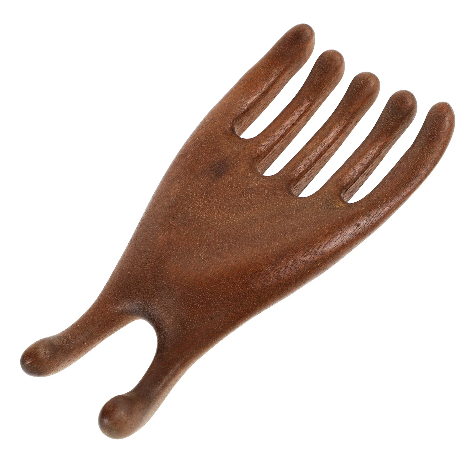 

Массажная расческа для кожи головы из сандалового дерева с пятью пальцами, многофункциональный инструмент для облегчения акупунктурных точек для головы, лица и глаз, для растяжения, усталости, офисного использования