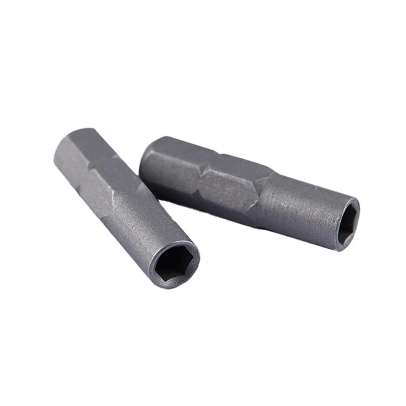 

652F Pack of 2 Drive Converters 6.35mm 1/4Inch to 4mm Bit Adapter Electric Screwdriver Bit Adapter for Multipurpose Use