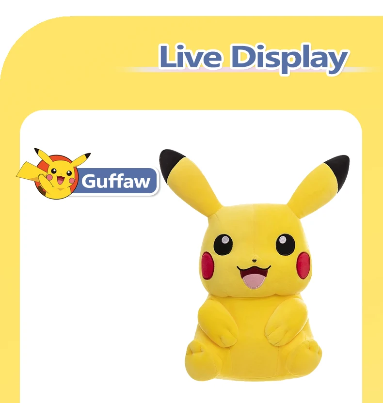 Pokemon Kawaii Pikachu Niedliche Stofftiere Hochwertiges Anime-Wurfkissen Geburtstag Weihnachtsgeschenk für Kinder Freunde Jungen Mädchen – Detail 3
