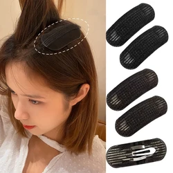 Women Fluffy Hair Clips Invisible Hair Pads Root Pads Sponge Professional Makeup Clip Bun Comb Princess Hair Styling Tools