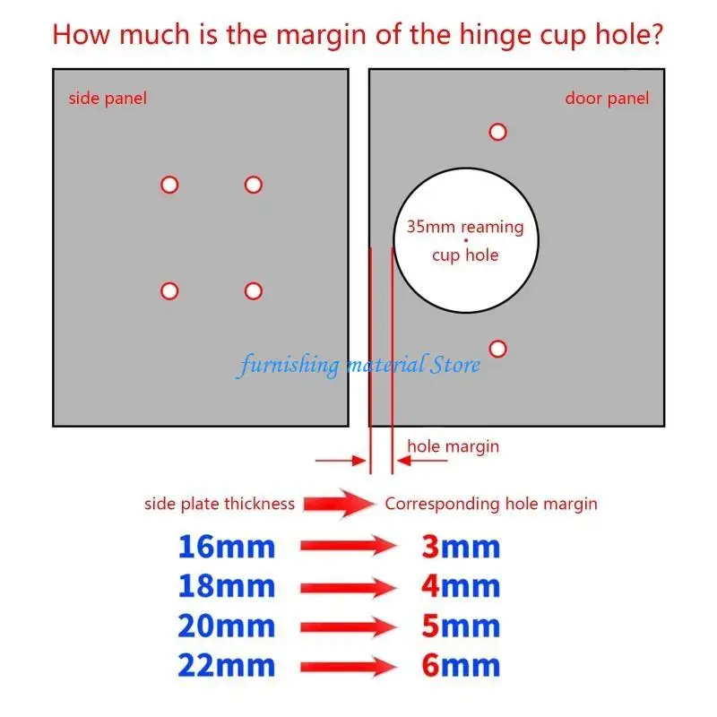 y5gd hole puncher دقة قفل الخشب Dowel Dowl Drill Guide Locator for Door #3