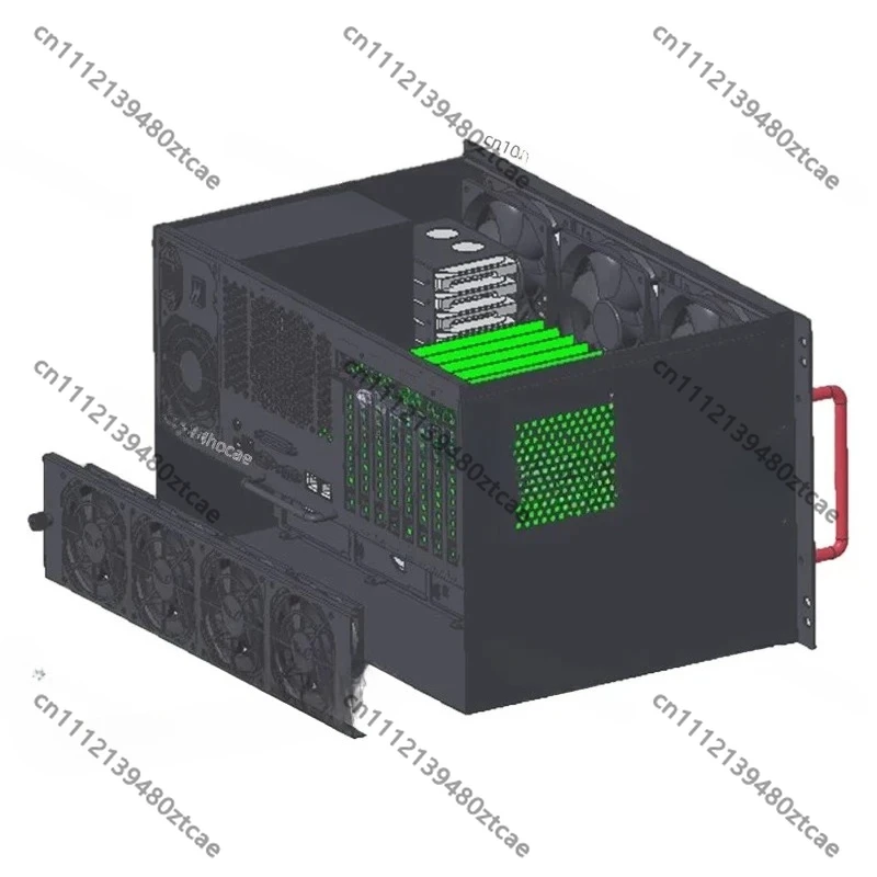 

12 Bay NAS Server Chassis ATX Power Supply 8 Full Height Slots Enterprise Home All In One Storage Server Case