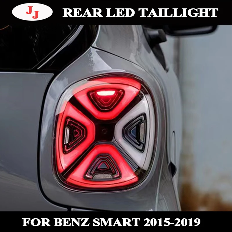 

Led taillight assembly Fit for Mercedes-Benz Smart 2015-2019 453 modified EQ LED brake light replace installation