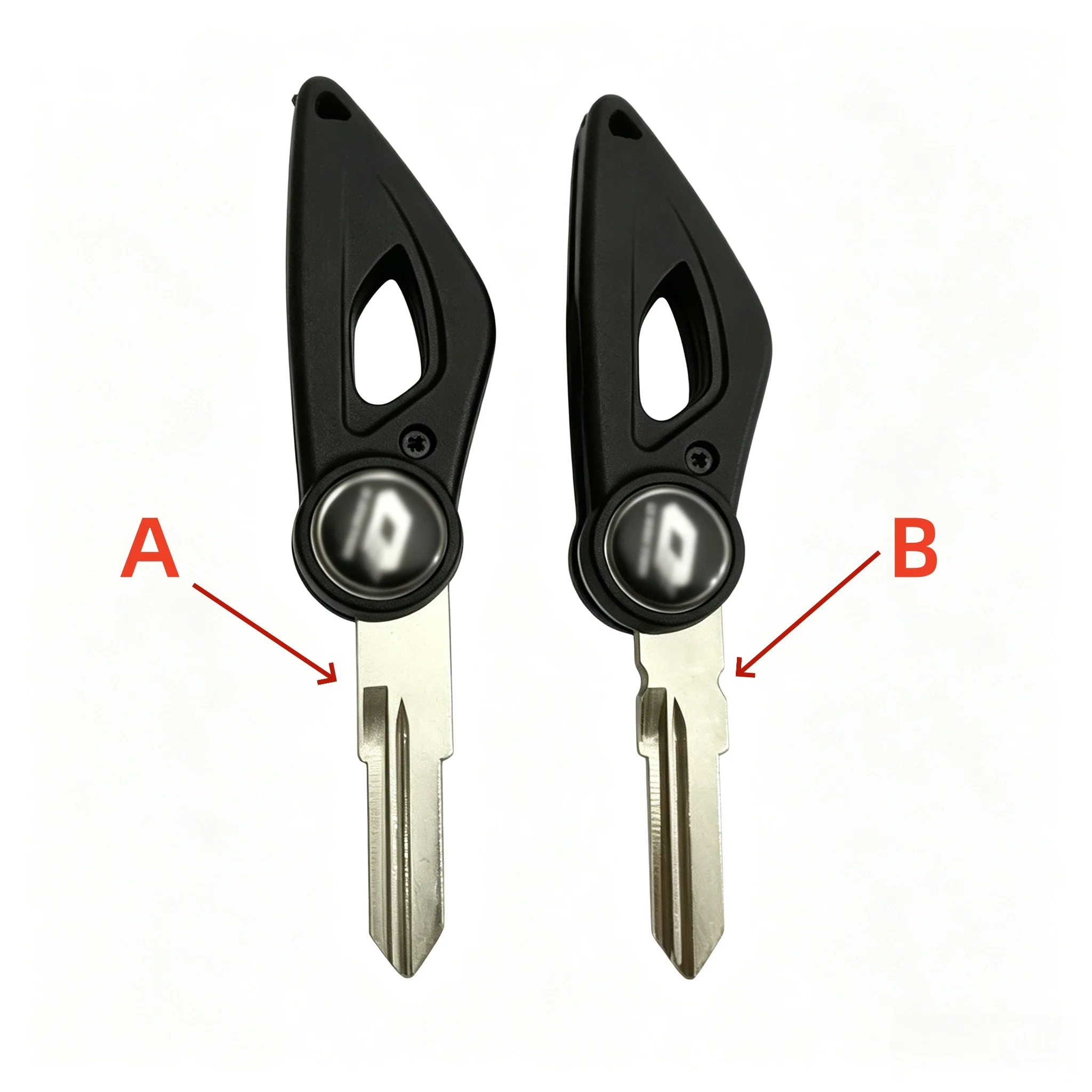 New Blank Key Motorcycle Replace Uncut Keys For QJMOTOR SRV250 SRV300 SRV400 QJ250GS-29 Sai 250