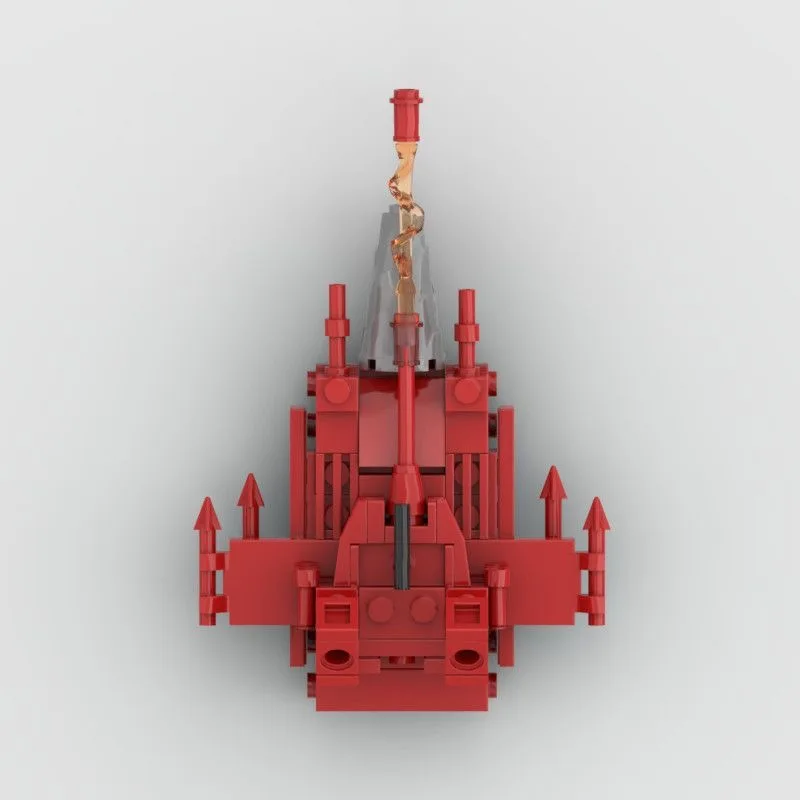Tanque de lobo rojo, edición mejorada de potencia de fuego completa, bloques de construcción MOC, serie militar, modelo de construcción, juguete para niños, regalo de vacaciones