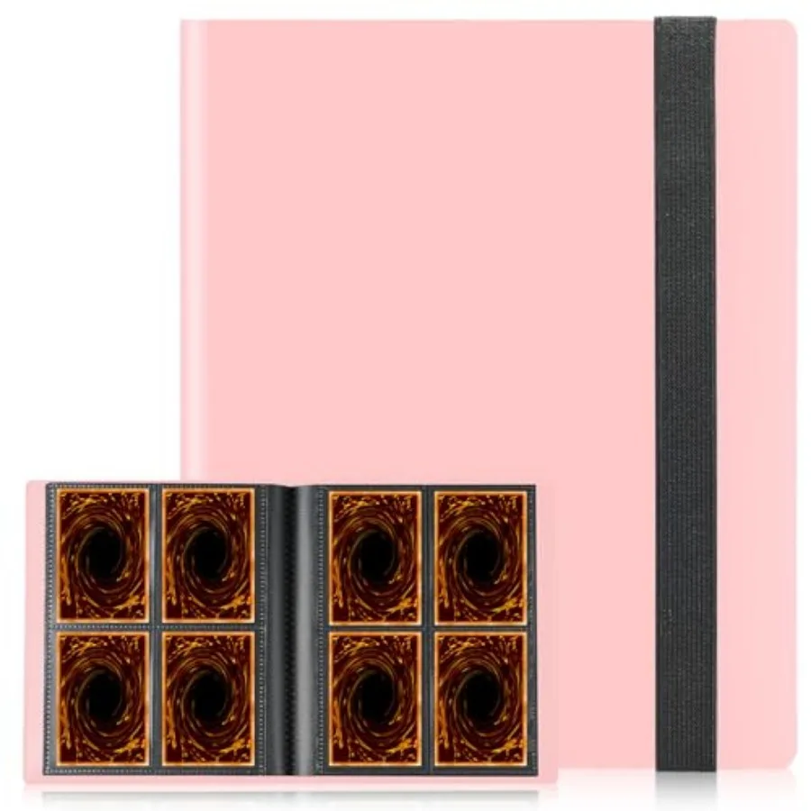

Card Binder, Upgraded 4 Pockets Trading Card Binder for Cards, Mini Collection Card Album, 160 Pockets Mini Card Book Holder