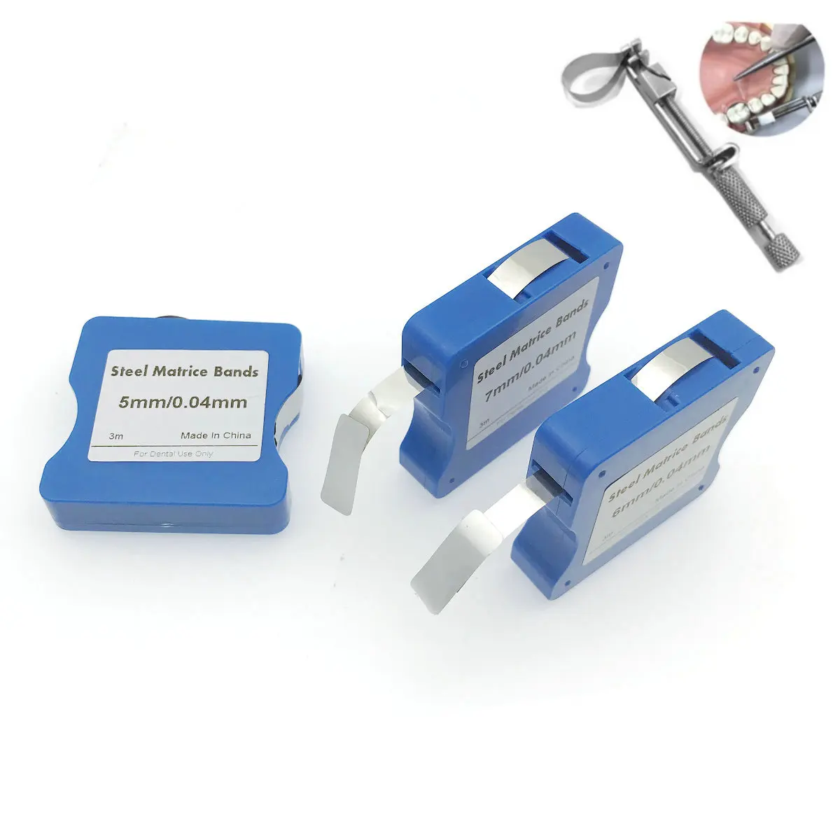 Dental Forming Sheets Light Curing Resin Transparent Matrix Tape for Tooth Filling Restoration and Composite Shaping