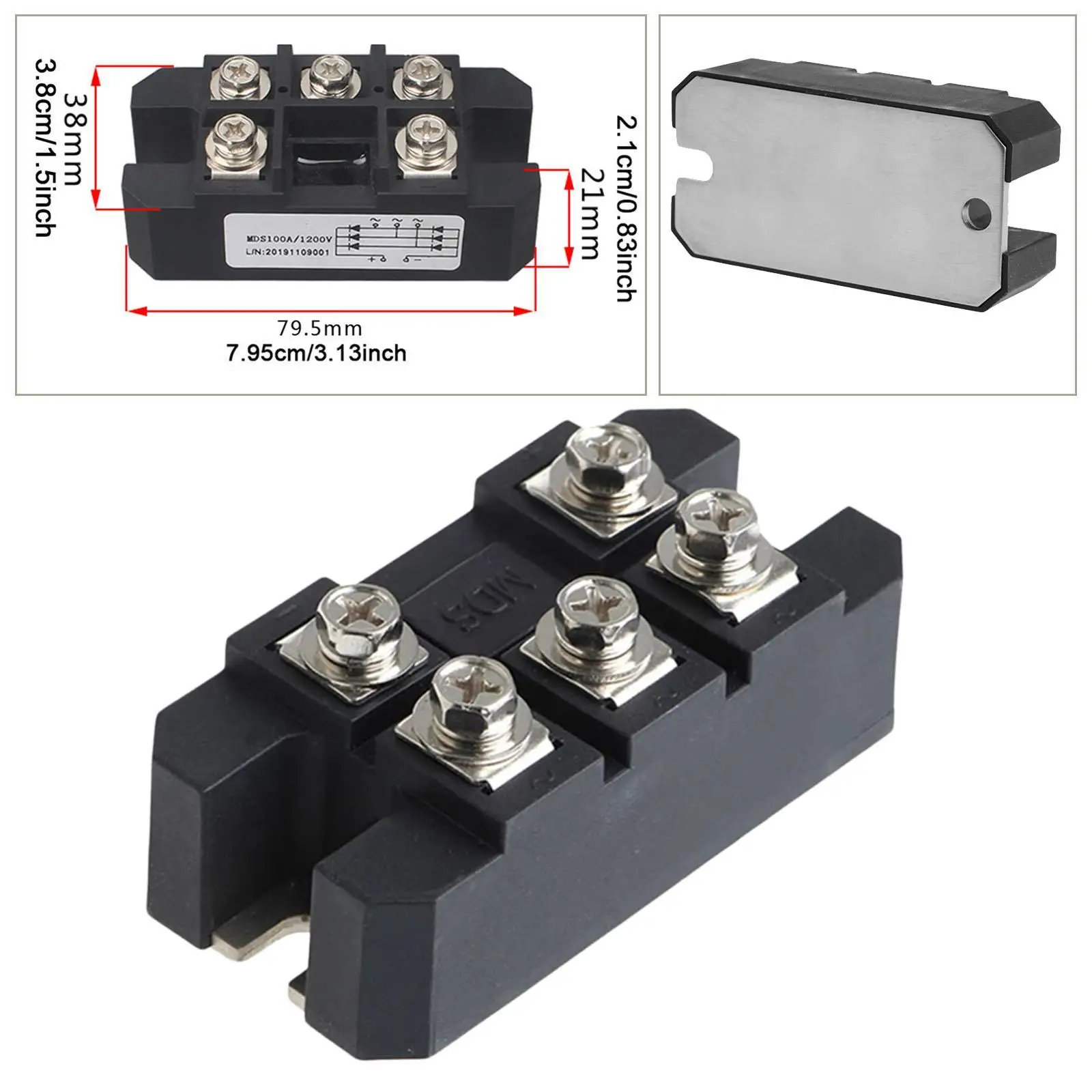 

Bridge Rectifier Three Phase Diode Terminal Stable Module High Performance Component for Range Extender Application