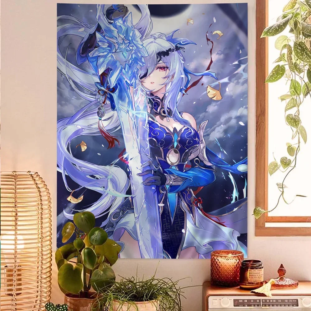 

Genshin Impact Tapestry Anime Tapestry for Living Room Home Dorm Decor Home Decor