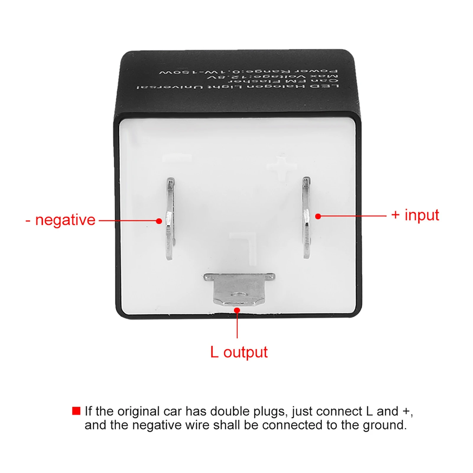 12V 24V 3‑PIN Adjustable LED Flasher Relay Turn  Light Blinker For Automotive Motorcycle 3‑PIN LED Flasher LED Flasher