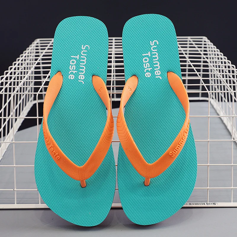 New Men Indoor Home Slippers Summer Non-Slip Light Hotel Shoes Couple Soft Bottom Sandals Slippers Male Flat Shoes Flip Flops