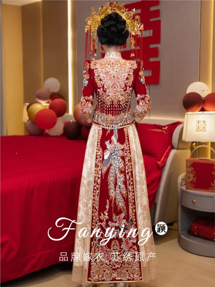 Heavy Industry's new Chinese-style wedding dress and toasting plus-size clothing