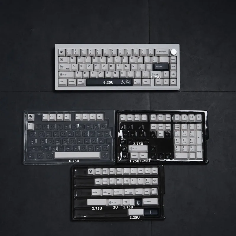 GMK キーキャップ PBT 144キー 太極拳 ミニマリスト