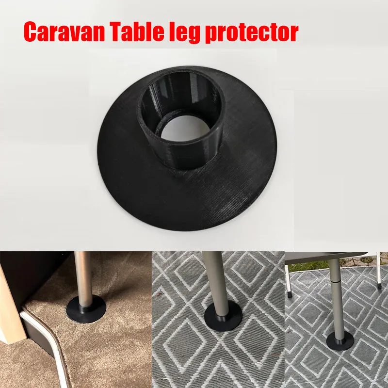 

Caravan Table Leg Protector For Camping Table- Plastic Table Leg Protector-Pipe Diameter 50 Mm - Seat Width 14 Cm RV Accessories