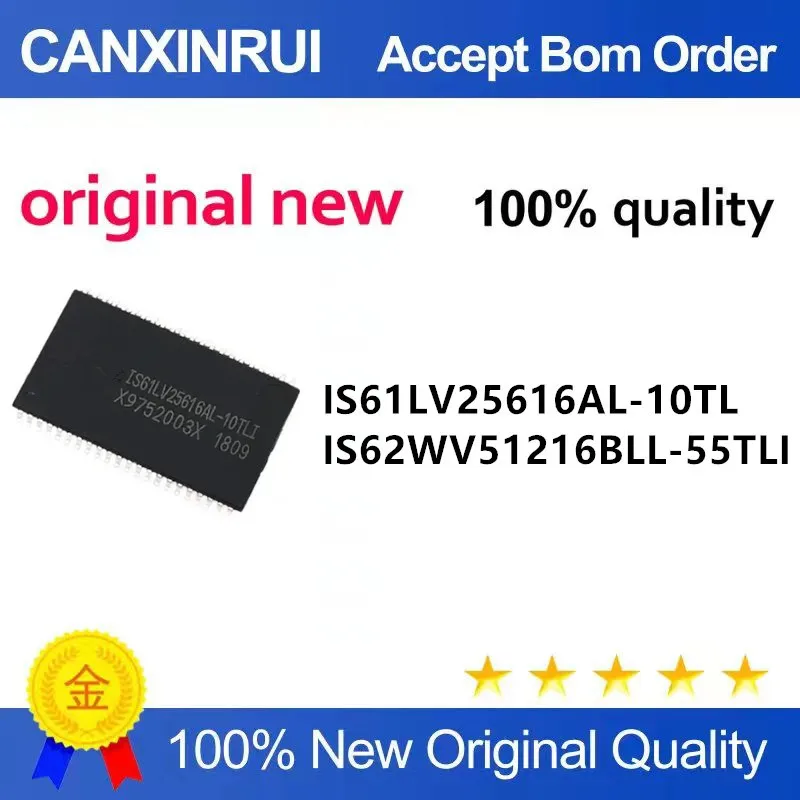 Original New 100% quality  IS61LV25616AL-10TL 10TLI IS62WV51216BLL-55TLI   TSOP44      Integrated circuit IC chip